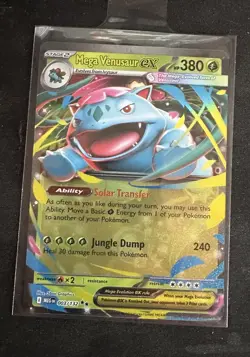 Pokemon TCG Mega Evolution Mega Venusaur EX 003/132 Double Rare - Image 1