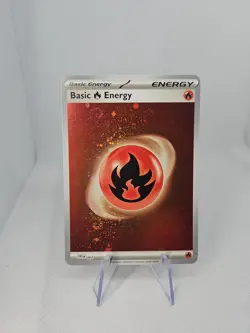 Fire Energy Cosmos Holo Basic SVE 002 Near Mint Pokemon TCG - Image 1