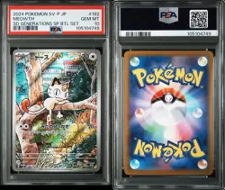 Pokemon Meowth Promo Generations Battle Set 192/Sv-p PSA10 Gem Mint - Image 3