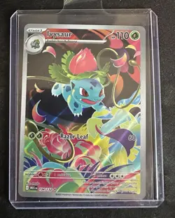 Ivysaur Illustration Rare 134/132 Near Mint Mega Evolution Pokemon TCG English - Image 1