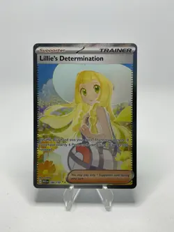 Pokemon TCG Lillie’s Determination SIR 184/132 ENGLISH NM Mega Evolution - Image 1