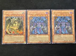 Sacred Beasts Hamon SOI-EN002, Raviel SOI-EN003 x2 Ultra Rare 1st Edition YuGiOh - Image 1