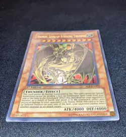 Sacred Beasts Hamon SOI-EN002, Raviel SOI-EN003 x2 Ultra Rare 1st Edition YuGiOh - Image 2
