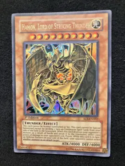 Sacred Beasts Hamon SOI-EN002, Raviel SOI-EN003 x2 Ultra Rare 1st Edition YuGiOh - Image 4
