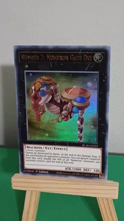 2020 Yugioh Number 2: Numeron Gate Dve BLAR-EN023 Ultra Rare BL Armageddon - Image 2
