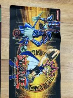 Vintage Yugioh Trading Card Game Rubber Mat Board Konami 1996 Yu-Gi-Oh Lot Of 2 - Image 2