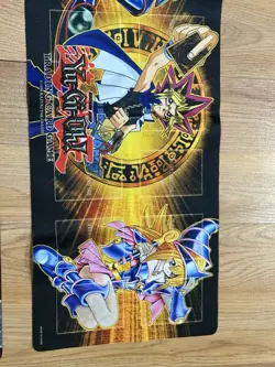 Vintage Yugioh Trading Card Game Rubber Mat Board Konami 1996 Yu-Gi-Oh Lot Of 2 - Image 3