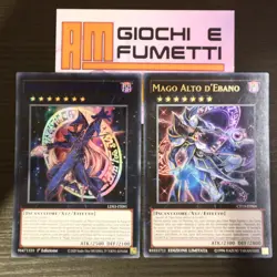LOTTO 2 CARTE MAGO D'EBANO in italiano YUGIOH rarita ULTRA yu-gi-oh! AFFARE - Image 1