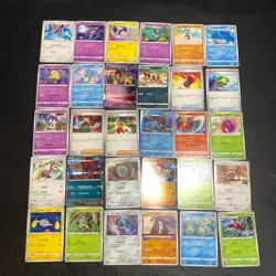 Pokemon Card Lot Of 30 Japanese Common Uncommon Rare - Image 1