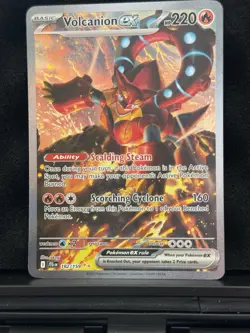 Pokemon TCG Volcanion EX Special Illustration Rare Card 182/159 Journey Together - Image 1