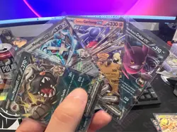 Pokemon Ex Card Lot of 4 Metagross, Garchomp, Crobat, Mabosstiff - Image 1