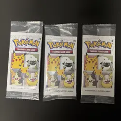 Pokemon Trading Card Game 25th Anaversary (3 Card Packs) Includes 3 Packs - Image 1