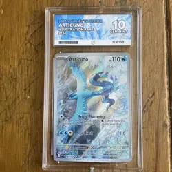 Ace Graded 10 Pokemon TCG Journey Together Articuno Illustration Card 161/159 - Image 1