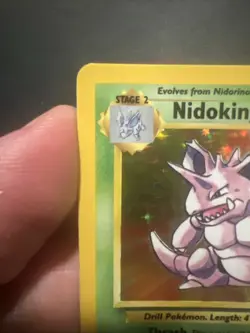 Pokemon TCG Nidoking Base Set Holo Unlimited Rare Card 11/102 MP 🔥🔥 - Image 2