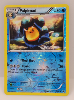 Reverse Holo Palpitoad Pokemon Card 23/101 2011 Noble Victories Light Play TGC - Image 3