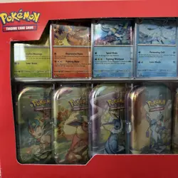 Pokemon TCG Prismatic Evolutions 8 Mini-Tin Bundle + Promos Cards From Costco - Image 2