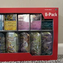 Pokemon TCG Prismatic Evolutions 8 Mini-Tin Bundle + Promos Cards From Costco - Image 3
