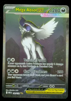Pokemon MEGA ABSOL EX 180/132 Mega Evolution SPECIAL ILLUSTRATION RARE - Card A - Image 1