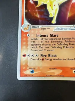 Ninetales EX Hidden Legends Ultra Rare Holo Pokemon TCG Card 96/101 - Image 3