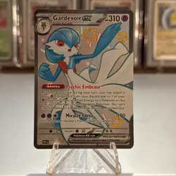 Pokemon TCG Paldean Fates Gardevoir EX Holo Rare Card 217/91 NM/M - Image 1