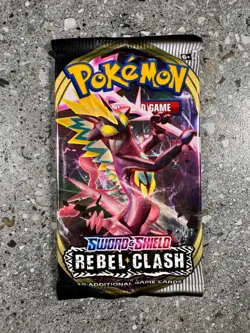 Pokemon TCG Cards 1x Rebel Clash Booster Pack Genuine Unweighed Factory Sealed - Image 1
