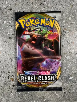 Pokemon TCG Cards 1x Rebel Clash Booster Pack Genuine Unweighed Factory Sealed - Image 3