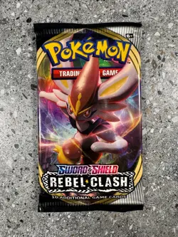 Pokemon TCG Cards 1x Rebel Clash Booster Pack Genuine Unweighed Factory Sealed - Image 4