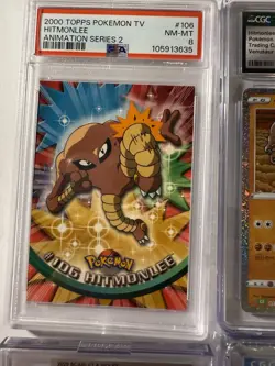 🌟 Lot Of 5 Graded Pokemon Cards PSA CGC Beckett Hitmonlee Mew Swinub Pokedex 🌟 - Image 4