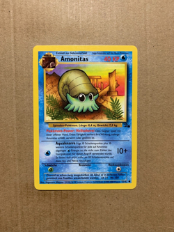 GERMAN Omanyte 52/62 Fossil Set - Common Pokemon Card - NM/Mint - Image 1