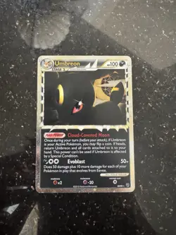 Pokemon TCG Umbreon Prime 86/90 Undaunted Holo Card - VERY CLEAN - Image 1