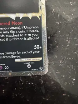 Pokemon TCG Umbreon Prime 86/90 Undaunted Holo Card - VERY CLEAN - Image 5