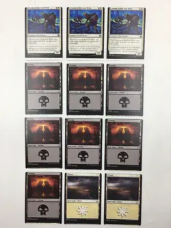 MTG Misprint/Miscut Card Lot - Magic The Gathering Miscut Card Lot - Image 1