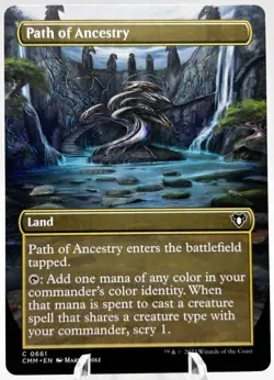 Path of Ancestry 0661 Borderless Commander Masters CMM MTG NM - Image 1