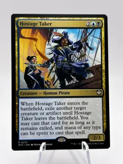 Hostage Taker 0232 Commander: Outlaws of Thunder Junction OTC MTG NM - Image 1