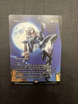 Nine Lives (Borderless) 0003 - Marvel's Spider-Man MTG - Regular NM/M - Image 1