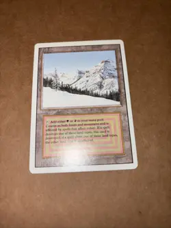 MTG Taiga Revised Edition Dual Land MP Magic the Gathering - Image 1