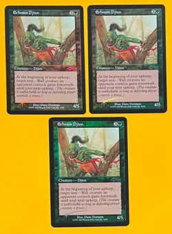 MTG ERHNAM DJINN (Foil) (x3) Beatdown (OldManMTG 010-628) - Image 1