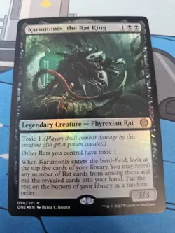MTG - Karumonix, the rat King FOIL- Phyrexia All Will Be One - Image 1