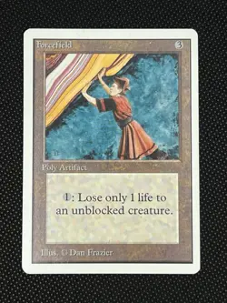 MTG FORCEFIELD Unlimited Edition Regular LP/NM Rare Magic The Gathering - Image 1
