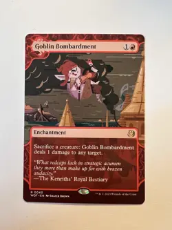 Goblin Bombardment - SHOWCASE - MTG Wilds of Eldraine: Enchanting Tales - NM - Image 1