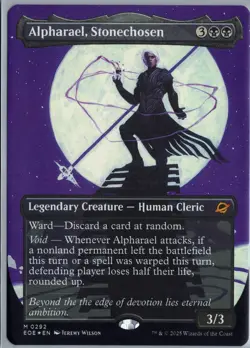 Alpharael, Stonechosen (Borderless) Edge of Eternities #292 FOIL - Image 1
