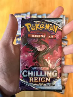 30 Sealed Pokemon Sword & Shield Chilling Reign Booster Packs - Image 1