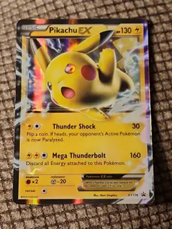 2016 Pikachu EX XY174 XY Black Star Promo Holo Ultra Rare Pokemon - Image 3