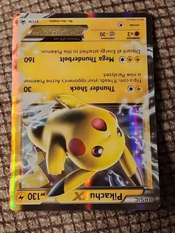 2016 Pikachu EX XY174 XY Black Star Promo Holo Ultra Rare Pokemon - Image 5