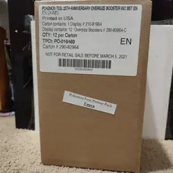 Pokemon Celebrations Unova First Partner Pack Sealed Display Case of 12 - Image 1
