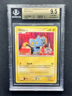 2007 Shinx Staff City Championships Promo #98 BGS 9.5 Diamond and Pearl Pokemon - Image 1