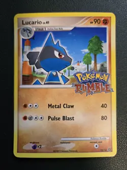 Pokemon Lucario Rumble #12/16 LP - Image 1