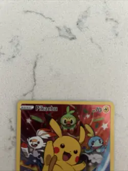 Pokemon TCG Pikachu Sword & Shield SWSH020 Holo Promo Promo - Image 2