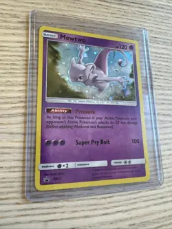 Mewtwo SM77 Holo - Black Star Promo - Pokemon Sun & Moon Promos NM - Image 1