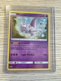 Mewtwo SM77 Holo - Black Star Promo - Pokemon Sun & Moon Promos NM - Image 2